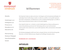 Tablet Screenshot of montessori-innsbruck.at